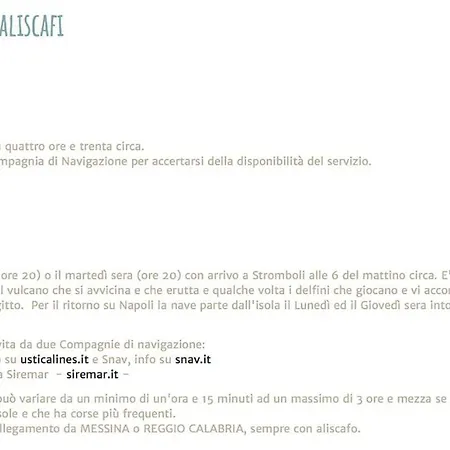 La Stanza Dal Pescatore Stromboli